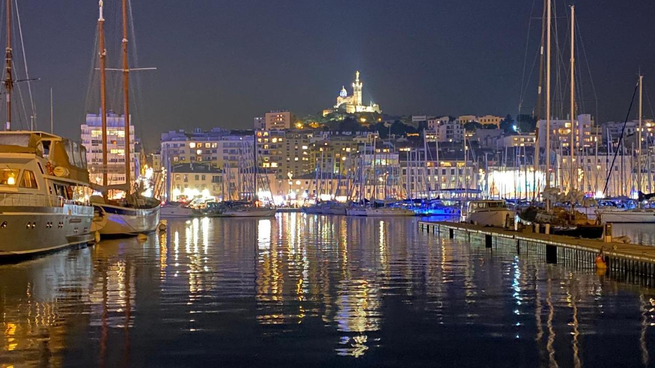 마르세유 Escale Marseillaise, Grand T2 Calme, Pres Du Vieux Port Pour 2 A 4 Personnes, Nettoyage Rigoureux 아파트 외부 사진