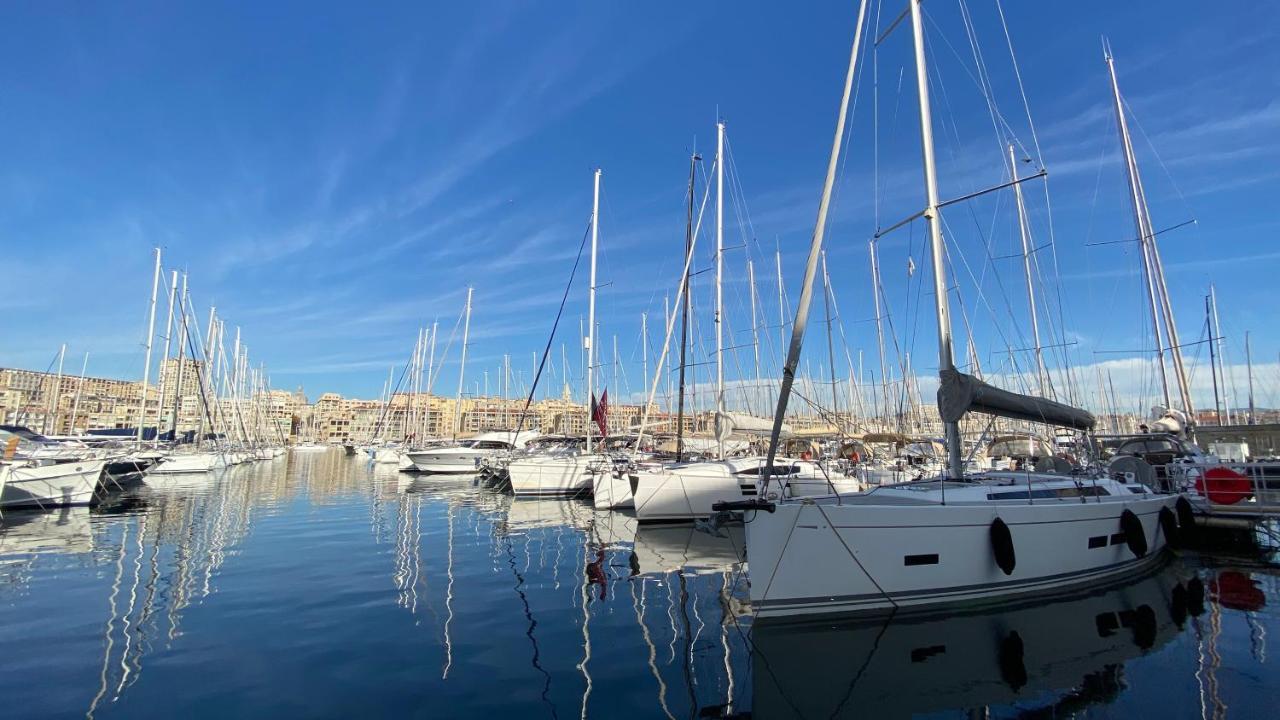 마르세유 Escale Marseillaise, Grand T2 Calme, Pres Du Vieux Port Pour 2 A 4 Personnes, Nettoyage Rigoureux 아파트 외부 사진